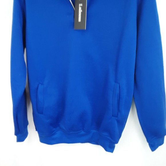 Ladmous Women Casual Long Sleeve Plain 1/4 Zip Pullovers Fleece Pullover Size S - Picture 4 of 10